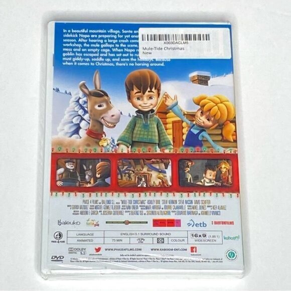 Mule Tide Christmas DVD Animated 73 Mins G - New and Sealed - Picture 2 of 2